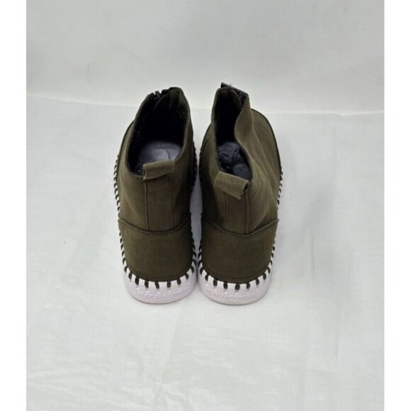 Ilse Jacobsen Tulip Zip Ankle Boots 6071 Deep Olive 40 US 9 - Picture 4 of 9